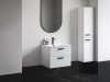 Ravak Chrome II SD 80 fehér, fekete fogantyúval 152 mm X000001746