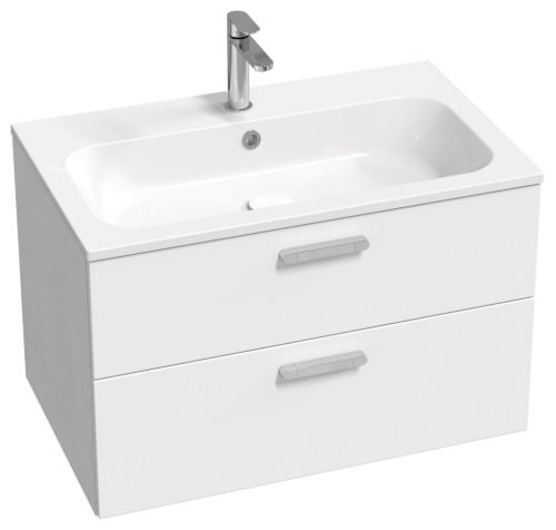 Ravak Chrome II SD 80 fehér, króm fogantyúval 152 mm X000001774