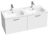 Ravak Chrome II SD 120 fehér, króm fogantyúval 152 mm X000001775