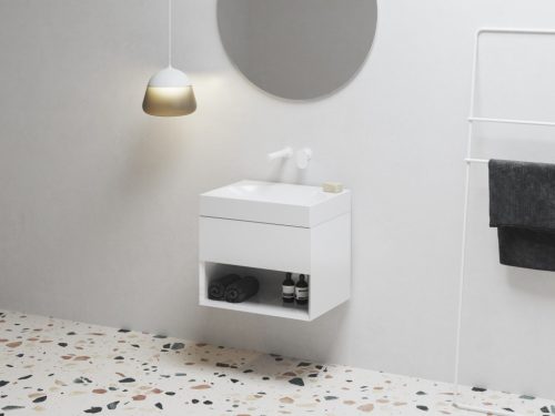 Ravak SD Lite 60 fürdőszobai szekrény mosdó alá fehér X000001855