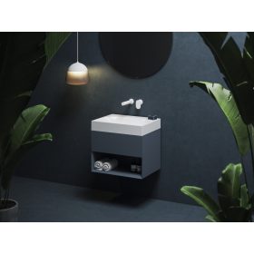   Ravak SD Lite 60 fürdőszobai szekrény mosdó alá Deepsea Blue X000001857