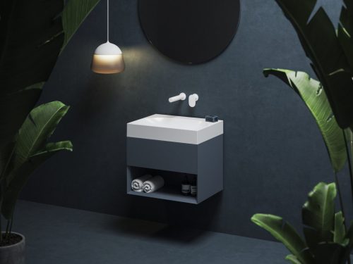 Ravak SD Lite 60 fürdőszobai szekrény mosdó alá Deepsea Blue X000001857