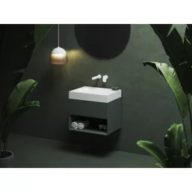   Ravak SD Lite 60 fürdőszobai szekrény mosdó alá Grey Green X000001858