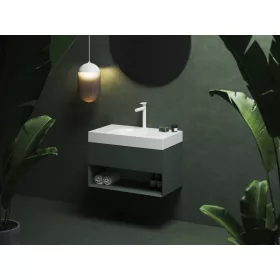   Ravak SD Lite 80 fürdőszobai szekrény mosdó alá Grey Green X000001864