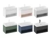 Ravak SD Lite 80 fürdőszobai szekrény mosdó alá Grey Green X000001864