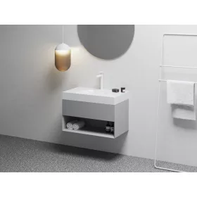   Ravak SD Lite 80 fürdőszobai szekrény mosdó alá Smoke Grey X000001865