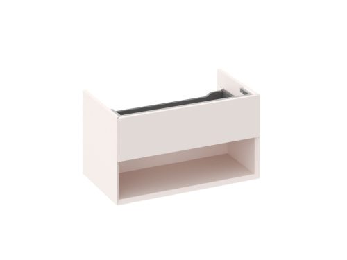 Ravak SD Lite 80 fürdőszobai szekrény mosdó alá Alabaster Pink X000001866