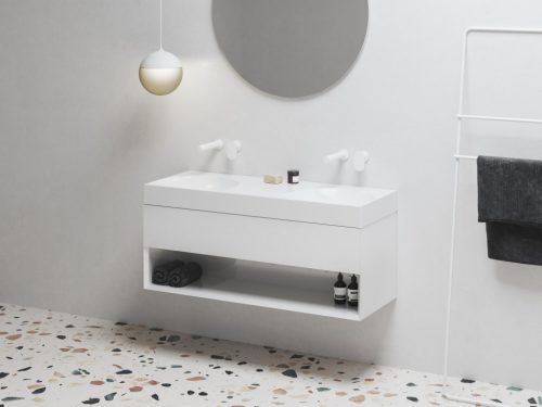 Ravak SD Lite 120 fürdőszobai szekrény mosdó alá fehér X000001867