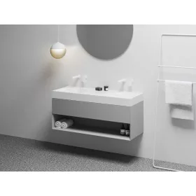   Ravak SD Lite 120 fürdőszobai szekrény mosdó alá Smoke Grey X000001871