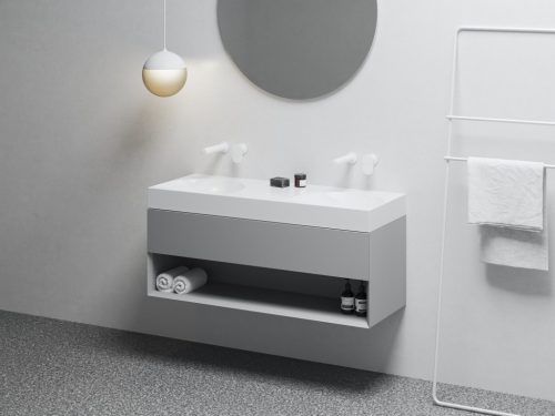 Ravak SD Lite 120 fürdőszobai szekrény mosdó alá Smoke Grey X000001871