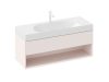 Ravak SD Lite 120 fürdőszobai szekrény mosdó alá Alabaster Pink X000001872