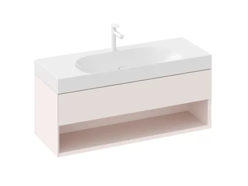 Ravak SD Lite 120 fürdőszobai szekrény mosdó alá Alabaster Pink X000001872