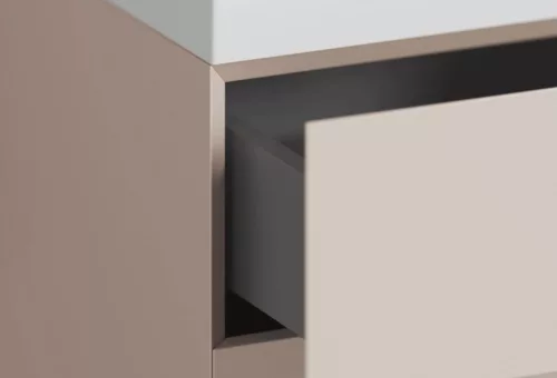 Ravak SD Lite 120 fürdőszobai szekrény mosdó alá Alabaster Pink X000001872