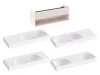 Ravak SD Lite 120 fürdőszobai szekrény mosdó alá Alabaster Pink X000001872