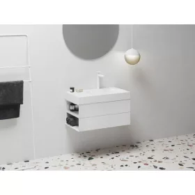   Ravak SD Lite 80 B fürdőszobai szekrény mosdó alá fehér X000001873