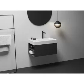   Ravak SD Lite 80 B fürdőszobai szekrény mosdó alá matt fekete X000001874