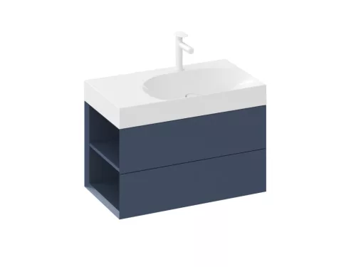 Ravak SD Lite 80 B fürdőszobai szekrény mosdó alá Deepsea Blue X000001875