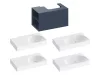 Ravak SD Lite 80 B fürdőszobai szekrény mosdó alá Deepsea Blue X000001875