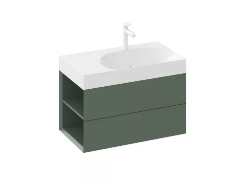 Ravak SD Lite 80 B fürdőszobai szekrény mosdó alá Grey Green X000001876