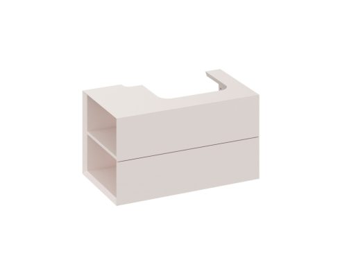 Ravak SD Lite 80 B fürdőszobai szekrény mosdó alá Alabaster Pink X000001878