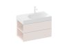 Ravak SD Lite 80 B fürdőszobai szekrény mosdó alá Alabaster Pink X000001878