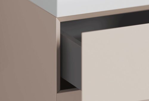 Ravak SD Lite 80 B fürdőszobai szekrény mosdó alá Alabaster Pink X000001878