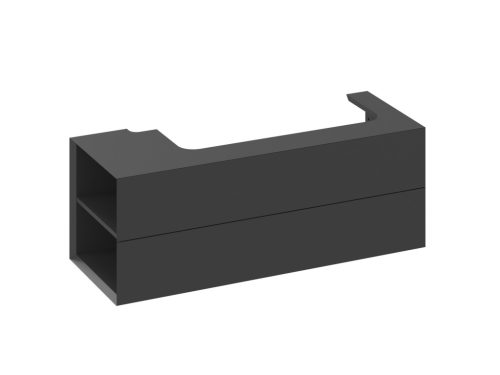 Ravak SD Lite 120 B fürdőszobai szekrény mosdó alá matt fekete X000001880