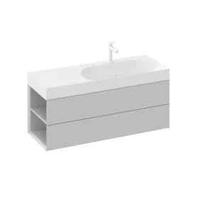   Ravak SD Lite 120 B fürdőszobai szekrény mosdó alá Smoke Grey X000001883