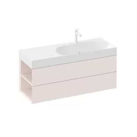   Ravak SD Lite 120 B fürdőszobai szekrény mosdó alá Alabaster Pink X000001884