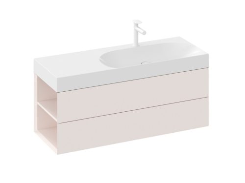 Ravak SD Lite 120 B fürdőszobai szekrény mosdó alá Alabaster Pink X000001884