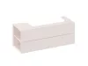 Ravak SD Lite 120 B fürdőszobai szekrény mosdó alá Alabaster Pink X000001884