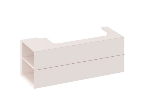 Ravak SD Lite 120 B fürdőszobai szekrény mosdó alá Alabaster Pink X000001884