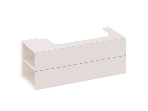 Ravak SD Lite 120 B fürdőszobai szekrény mosdó alá Alabaster Pink X000001884
