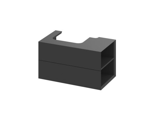 Ravak SD Lite 80 J fürdőszobai szekrény mosdó alá matt fekete X000001886