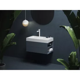   Ravak SD Lite 80 J fürdőszobai szekrény mosdó alá Deepsea Blue X000001887