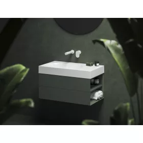   Ravak SD Lite 80 J fürdőszobai szekrény mosdó alá Grey Green X000001888