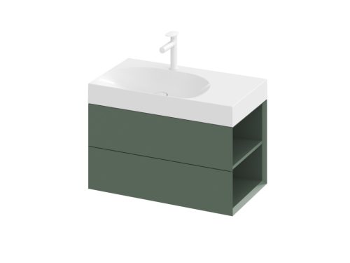 Ravak SD Lite 80 J fürdőszobai szekrény mosdó alá Grey Green X000001888