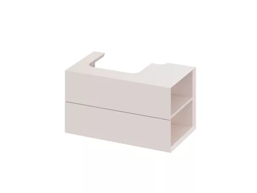 Ravak SD Lite 80 J fürdőszobai szekrény mosdó alá Alabaster Pink X000001890