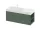 Ravak SD Lite 120 J fürdőszobai szekrény mosdó alá Grey Green X000001894