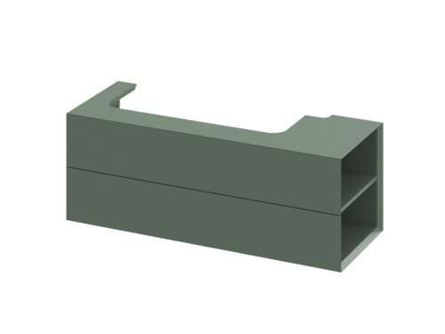 Ravak SD Lite 120 J fürdőszobai szekrény mosdó alá Grey Green X000001894