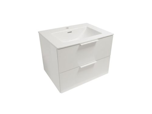 Arctic fogantyú Flat bútorhoz, matt fehér (1 db)