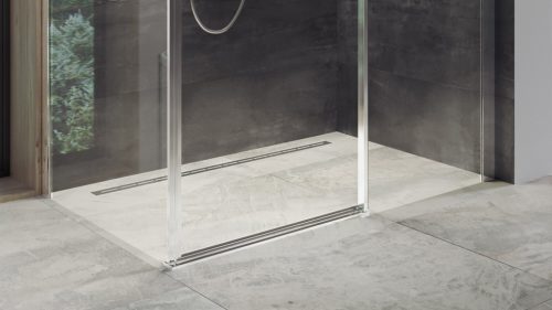 Ravak OZ Ravak Runway 850 zuhanyfolyóka rozsdamentes acél X01388