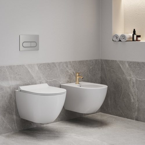 Ravak Uni Chrome bidé, fehér X01517