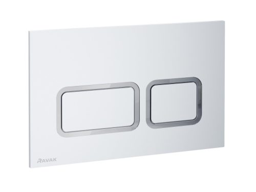 Ravak Twin WC nyomólap szatén X01739