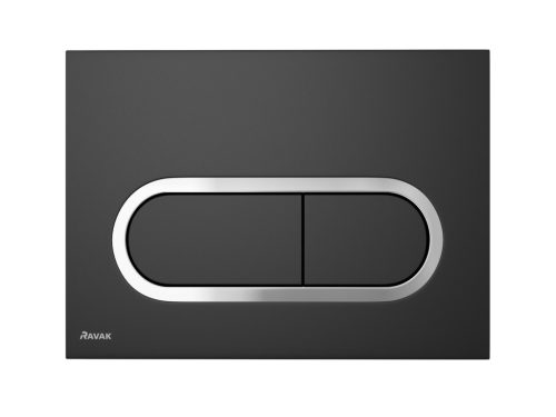 Ravak Chrome nyomólap fekete X01797