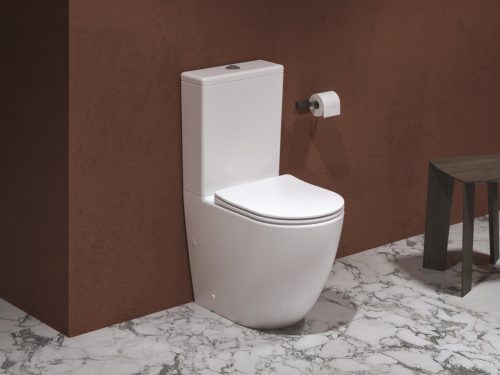 Ravak Optima RimOff monoblokkos WC fehér X01870