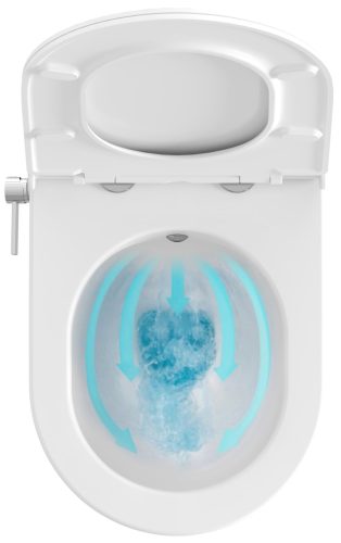 Ravak WC Uni Chrome RimOff és bidé fúvókával, fehér X01912