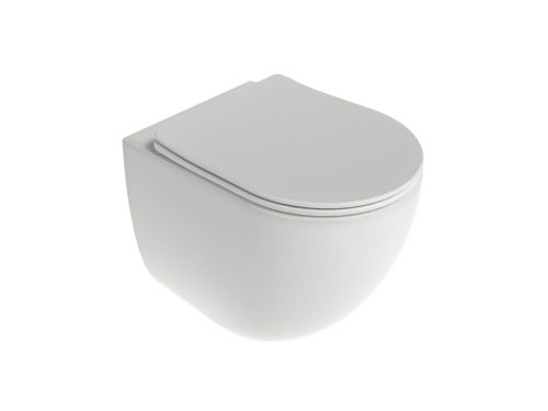 Chrome AquaSpin fali WC, ülökével, fehér