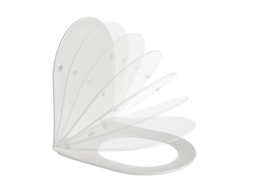 Chrome AquaSpin fali WC, ülökével, fehér