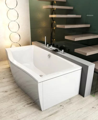 Ravak Kádperemre szerelhető vízesés csaptelep, szett-tel WF 025.00CR X070060